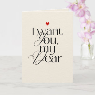 Carte drôle de la Saint-Valentin pour mari ou part