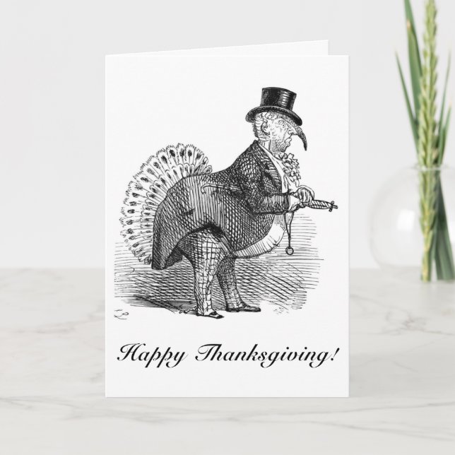 Carte drôle de thanksgiving (Devant)