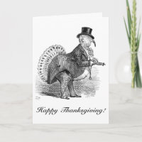 Carte drôle de thanksgiving