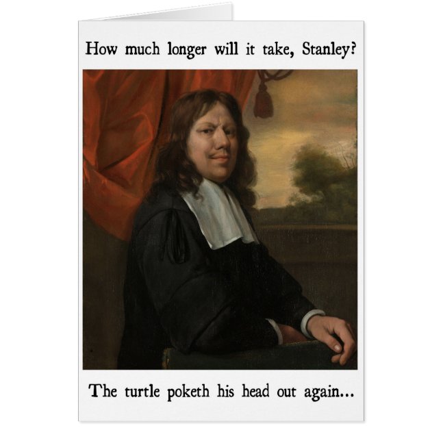 Carte drôle de Turtlehead (Devant)