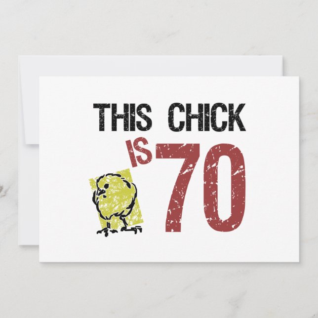 Carte Drôle des femmes 70e anniversaire (Devant)