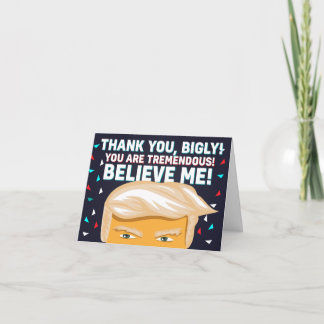 Carte Drôle Donald Trump Merci à thème