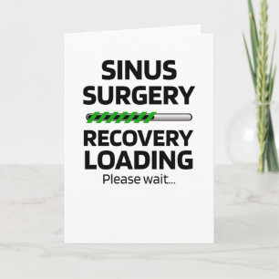 Carte Drôle Endoscopique Sinus Chirurgie Cadeaux de récu