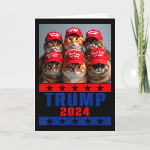Carte Drôle Faire Chats Sauver Encore Trump Usa Présiden