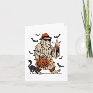 Carte Drôle Fantôme Bigfoot Halloween Costume Sasquatch