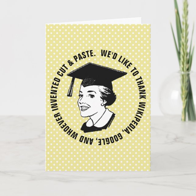 Carte Drôle Femme Diplôme Gratitude Parentale Personnali (Devant)