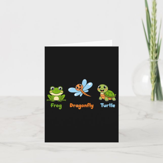 Carte Drôle Femme subtile Humour Politique Grenouille li (Devant)