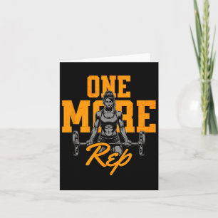 Carte Drôle Femmes Poids Reps Bodybuilding Musc