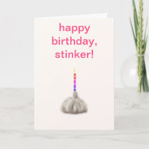Drôle Garlic Garlic Joyeux Anniversaire Stinker Hu