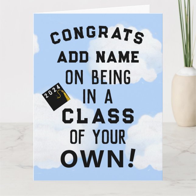 Carte Drôle Graduation (Devant)