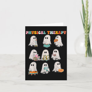 Carte Drôle Halloween Ghost Physiothérapie Pt Physique