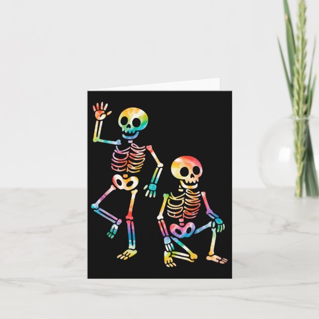 Carte Drôle Halloween Trump Skeleton Trump (Devant)