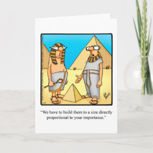 Carte Drôle Happy King Tut Day Card