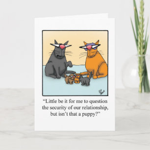 Carte Drôle Happy Pet Owner's Day Greeting Card