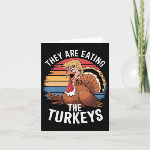 Carte Drôle Ils Mangent Les Dindons Thanksgiving Hum