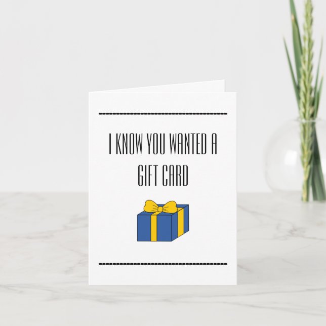 Carte Drôle "J'espère que vous aimez les chaussettes" Bo (Devant)