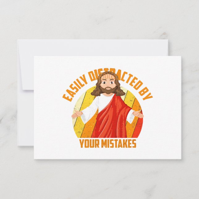 Carte Drôle Jésus (Devant)