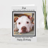 Drôle Joyeux Anniversaire Chien Papa Black Cute Ch