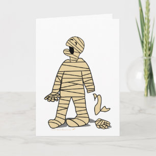 Carte Drôle maman cassé main Halloween