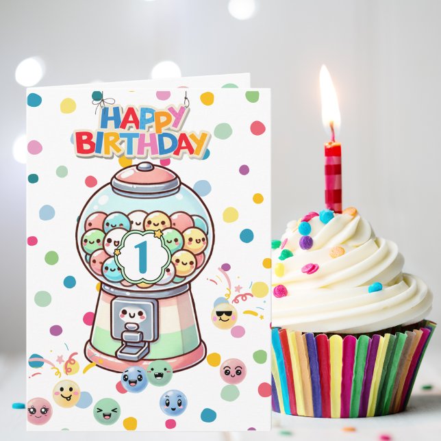 Carte Drôle mignon Gumball Whimsical, Anniversaire de en (Créateur téléchargé)