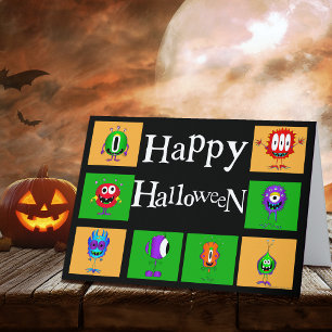 Carte Drôle, Monstres, Halloween