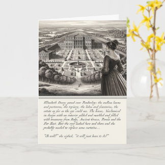 Carte drôle Orgueil et Préjugés Jane Austen