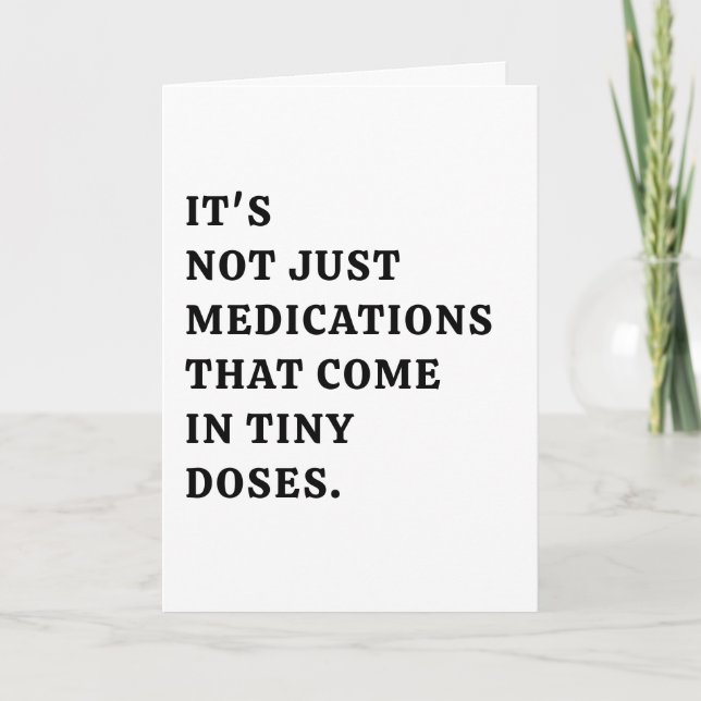 Carte Drôle Pharmacien Parent-to-Be ! (Devant)