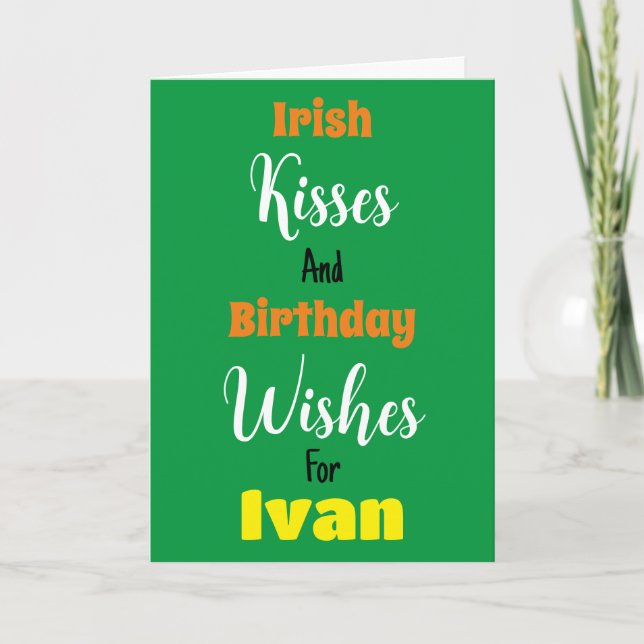 Carte Drôle pour lui Saint Patrick's Day Anniversaire (Devant)