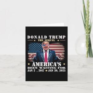 Carte Drôle président Donald Trump Jour d'investiture 20