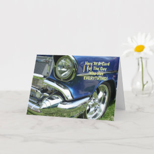 Carte Drôle Qui A Tout, Bleu '57 Chevy, Vs 2