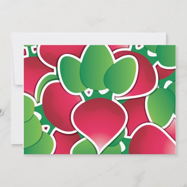 Carte Drôle radis (Devant)