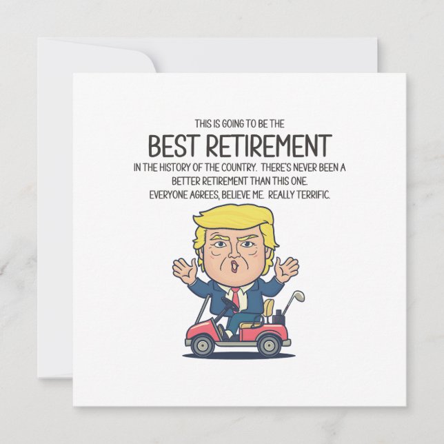 Carte Drôle retraite (Devant)