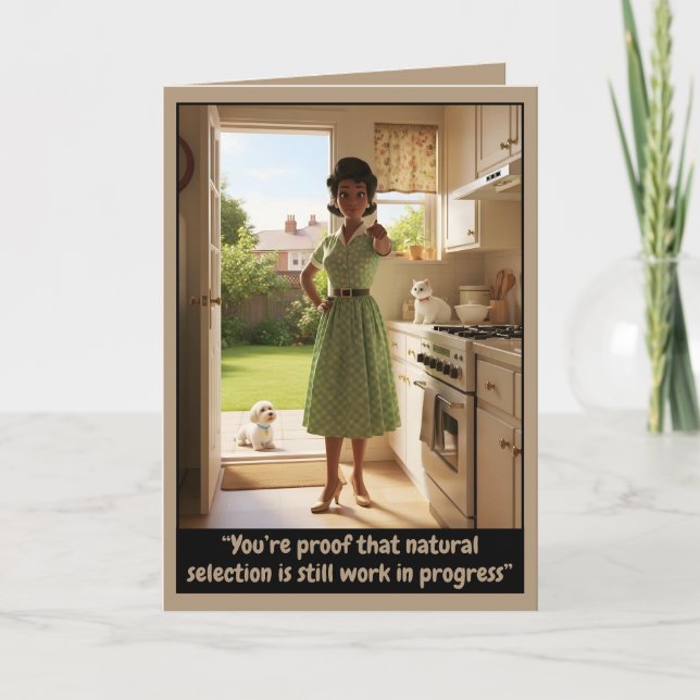 Carte Drôle rétro  (Devant)