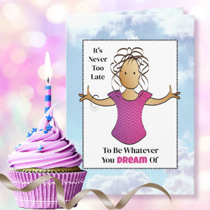 Carte Drôle Sassy Ethnic Femme Cartoon Birthday