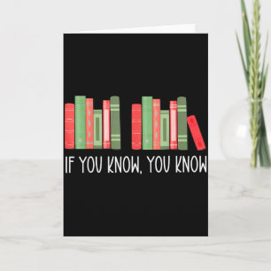 Carte Drôle si vous savez que vous savez 6 7 Lecture de 