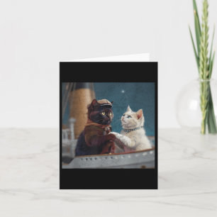 Carte Drôle Titanic Movie Chat Mème Rms Cruise Ship Homm