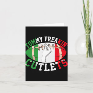 Carte Drôle Tommy Freakin' Cutlets New Jersey Drapeau It
