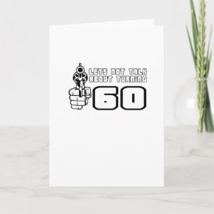 Carte Drôle, "tournant 60" conception d'anniversaire