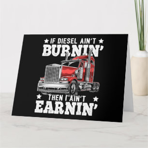 Carte Drôle Trucker Trailer Truck Driver Don
