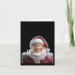 Carte Drôle Trump Je serai à la maison pour Noël Trump d