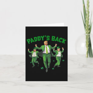 Carte Drôle Trump Jour de la Saint Patrick Chemise Paddy