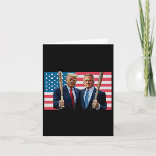 Carte Drôle Trump Kennedy Mega Maha Baseball Bat Usa Fla