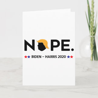 Carte Drôle Trump Non 