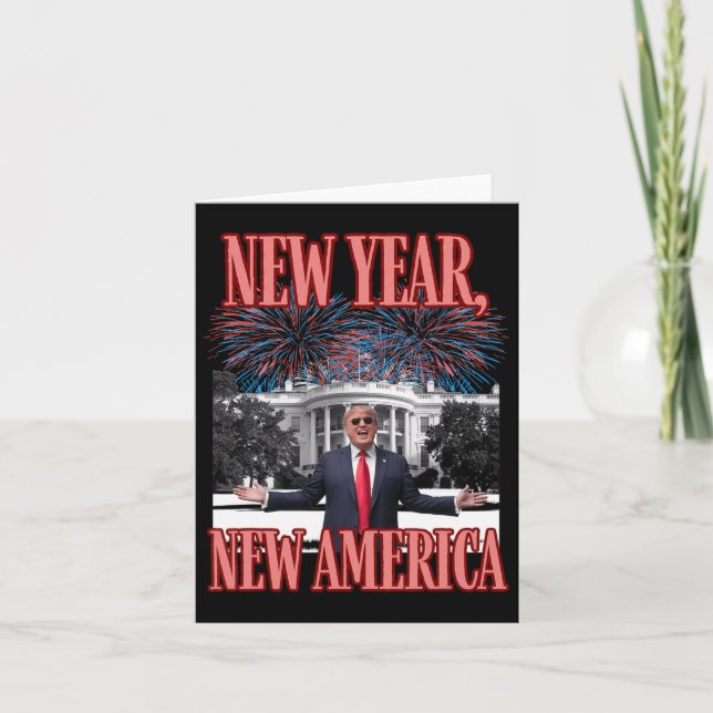 Carte Drôle Trump Nouvel An  (Devant)