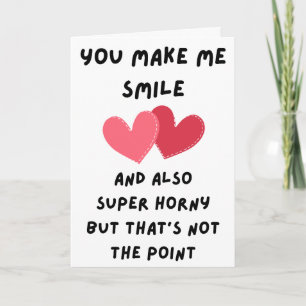 Carte Drôle Valentine, Tu Me Fais Plier Le Sourire