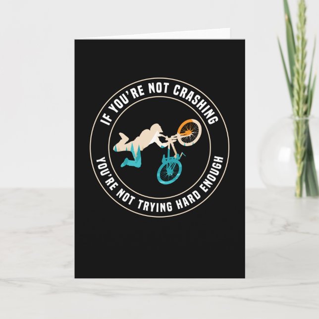 Carte Drôle VTT cadeau pour VTT pour VTT (Devant)