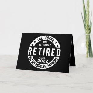 Carte drôles retraite, retraités, pompier à la retraite,