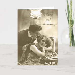 Carte du 20e anniversaire