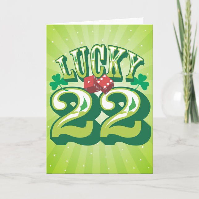 Carte du 22 Birthday (Devant)