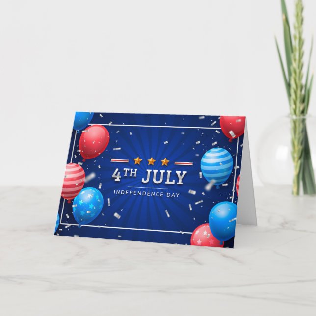 Carte du 4 juillet (Devant)
